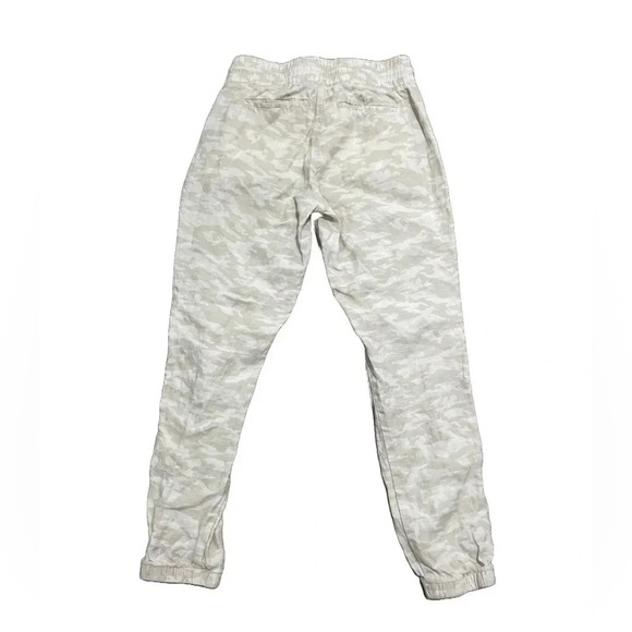 ATHLETA CABO TIDE LINEN JOGGER SIZE 0 IN NEUTRAL CAMO - Picture 4 of 8
